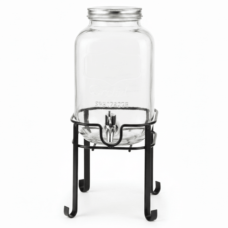 Orchid 4L Glass Beverage Dispenser with Metal Stand - Al Kabayel Discount CentreOrchid 4L Glass Beverage Dispenser with Metal StandJugsORCHIDAl Kabayel Discount Centre