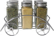 Orchid 6-Piece Glass Spice Jar Set with Chrome Cart Stand - Al Kabayel Discount CentreOrchid 6-Piece Glass Spice Jar Set with Chrome Cart StandKitchen Utensils & GadgetsORCHIDAl Kabayel Discount Centre