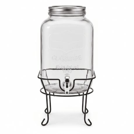 Orchid 8-Litre Glass Beverage Dispenser with Stand & Tap - Al Kabayel Discount CentreOrchid 8-Litre Glass Beverage Dispenser with Stand & TapJugsORCHIDAl Kabayel Discount Centre