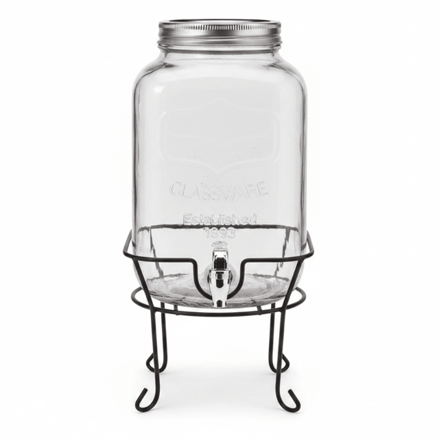 Orchid 8-Litre Glass Beverage Dispenser with Stand & Tap - Al Kabayel Discount CentreOrchid 8-Litre Glass Beverage Dispenser with Stand & TapJugsORCHIDAl Kabayel Discount Centre
