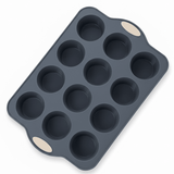 Orchid BakePro 12 - Cup Premium Grey Silicone Muffin & Cupcake Tray Non - Stick Baking Mould 28×18cm - Al Kabayel Discount CentreOrchid BakePro 12 - Cup Premium Grey Silicone Muffin & Cupcake Tray Non - Stick Baking Mould 28×18cmCake Mold & Baking MoldsORCHIDAl Kabayel Discount Centre