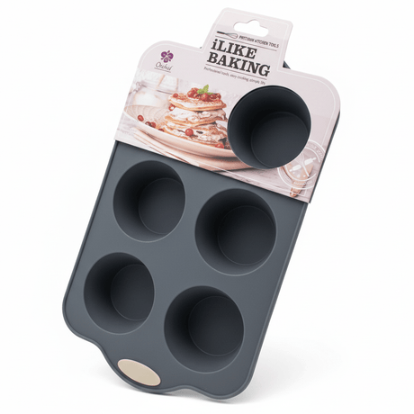 Orchid BakePro 6 - Cup Premium Dark Slate Grey Rectangular Silicone Cake Mould Heat - Resistant Non - Stick Baking Pan 28×18cm - Al Kabayel Discount CentreOrchid BakePro 6 - Cup Premium Dark Slate Grey Rectangular Silicone Cake Mould Heat - Resistant Non - Stick Baking Pan 28×18cmCake Mold & Baking MoldsORCHIDAl Kabayel Discount Centre
