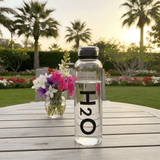 Orchid Bord Clear Glass Water Bottle 500ml – Stylish H2O Hydration Bottle with Leak-Proof Lid | Black / White | - Al Kabayel Discount CentreOrchid Bord Clear Glass Water Bottle 500ml – Stylish H2O Hydration Bottle with Leak-Proof Lid | Black / White |Water BottleORCHIDAl Kabayel Discount Centre