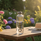 Orchid Bord H2O Borosilicate Clear Glass Water Bottle – 1 Litre | Leak-Proof Cap | Black / White | - Al Kabayel Discount CentreOrchid Bord H2O Borosilicate Clear Glass Water Bottle – 1 Litre | Leak-Proof Cap | Black / White |Water BottleORCHIDAl Kabayel Discount Centre