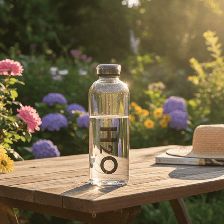 Orchid Bord H2O Borosilicate Clear Glass Water Bottle – 1 Litre | Leak-Proof Cap | Black / White | - Al Kabayel Discount CentreOrchid Bord H2O Borosilicate Clear Glass Water Bottle – 1 Litre | Leak-Proof Cap | Black / White |Water BottleORCHIDAl Kabayel Discount Centre