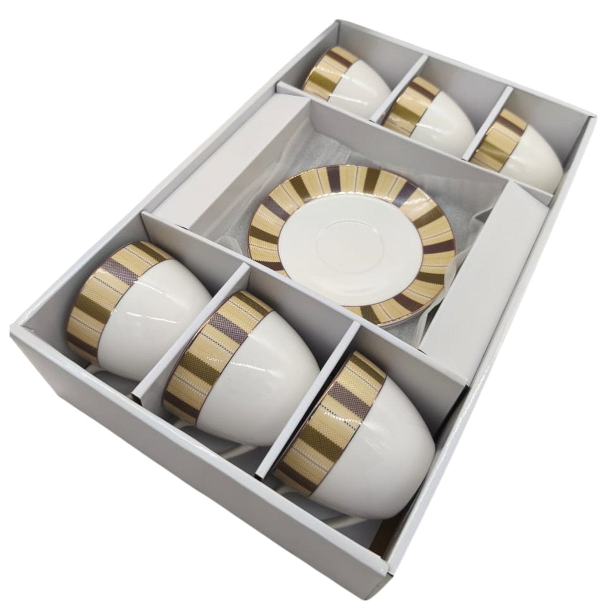 Orchid Ceramic Cup and Saucer 12Pcs Set 6 Cups With 6 Saucers - 230ML - Al Kabayel Discount CentreOrchid Ceramic Cup and Saucer 12Pcs Set 6 Cups With 6 Saucers - 230MLTea CupsORCHIDAl Kabayel Discount Centre