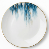 Orchid Ceramic White Round Dessert Plate with Blue & Gold Floral Rim - 8 Inch - Al Kabayel Discount CentreOrchid Ceramic White Round Dessert Plate with Blue & Gold Floral Rim - 8 InchPlatesORCHIDAl Kabayel Discount Centre