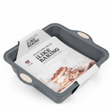 Orchid FlexiBake Durable Grey Square Silicone Baking Mould Non - Stick Oven Safe Cake Pan 22cm - Al Kabayel Discount CentreOrchid FlexiBake Durable Grey Square Silicone Baking Mould Non - Stick Oven Safe Cake Pan 22cmCake Mold & Baking MoldsORCHIDAl Kabayel Discount Centre