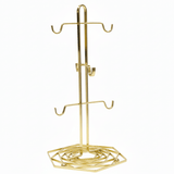 Orchid Luxury Gold Finish Metal Mug Tree Stand for Kitchen Countertop Organization and Display – 30cm - Al Kabayel Discount CentreOrchid Luxury Gold Finish Metal Mug Tree Stand for Kitchen Countertop Organization and Display – 30cmKitchen Utensils & GadgetsORCHIDAl Kabayel Discount Centre