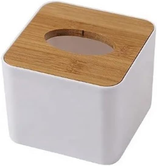 Orchid Square Plastic Tissue Box with Wooden Lid – White - Al Kabayel Discount CentreOrchid Square Plastic Tissue Box with Wooden Lid – WhiteNapkin Holders & Tissue BoxORCHIDAl Kabayel Discount Centre