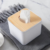 Orchid Square Plastic Tissue Box with Wooden Lid – White - Al Kabayel Discount CentreOrchid Square Plastic Tissue Box with Wooden Lid – WhiteNapkin Holders & Tissue BoxORCHIDAl Kabayel Discount Centre