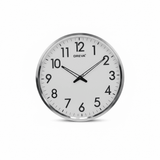 Oreva Analog Wall Clock 53cm | AQ5867SS | Large Black/White Dial & Polished Silver Bezel - Al Kabayel Discount CentreOreva Analog Wall Clock 53cm | AQ5867SS | Large Black/White Dial & Polished Silver BezelWall ClocksOREVAAl Kabayel Discount Centre
