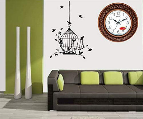 OREVA Classic Design Round Analog Wall Clock 37cm, Dark Wood, AQ - 5977SS - Al Kabayel Discount CentreOREVA Classic Design Round Analog Wall Clock 37cm, Dark Wood, AQ - 5977SSWall ClocksOREVAAl Kabayel Discount Centre