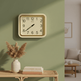 Oreva Classic Square Wall Clock – 40×44cm | Cream & Gold | Silent Quartz - Al Kabayel Discount CentreOreva Classic Square Wall Clock – 40×44cm | Cream & Gold | Silent QuartzWall ClocksOREVAAl Kabayel Discount Centre