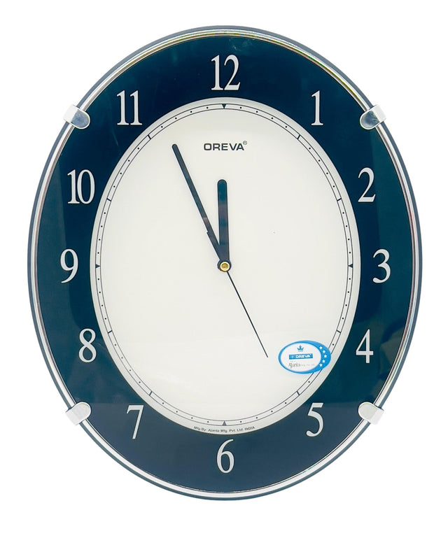 OREVA Oval Shape Analog Wall Clock 34cm*28cm, Black, AQ - 1187 - Al Kabayel Discount CentreOREVA Oval Shape Analog Wall Clock 34cm*28cm, Black, AQ - 1187Wall ClocksOREVAAl Kabayel Discount Centre