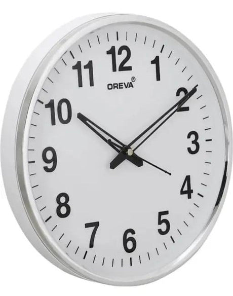 OREVA Round Wall Clock 31.5cm, White, AQ - 1687SS - Al Kabayel Discount CentreOREVA Round Wall Clock 31.5cm, White, AQ - 1687SSWall ClocksOREVAAl Kabayel Discount Centre
