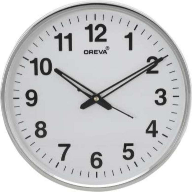 OREVA Round Wall Clock with LCD Display 40cm, White, AQ - 5457SS LCD - Al Kabayel Discount CentreOREVA Round Wall Clock with LCD Display 40cm, White, AQ - 5457SS LCDWall ClocksOREVAAl Kabayel Discount Centre