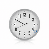 OREVA Silent Quartz Wall Clock 30cm | AQ1457 | Silver Frame | Modern Home Décor - Al Kabayel Discount CentreOREVA Silent Quartz Wall Clock 30cm | AQ1457 | Silver Frame | Modern Home DécorWall ClocksOREVAAl Kabayel Discount Centre