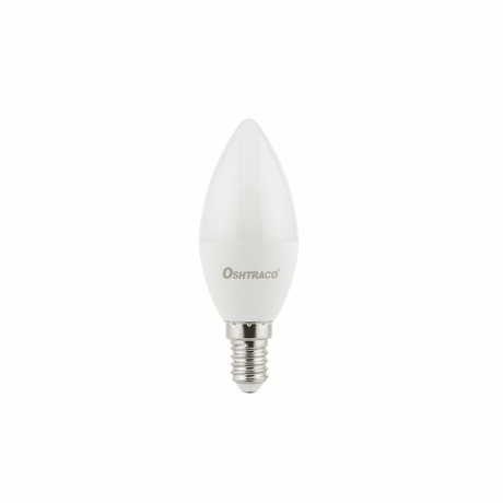 Oshtraco E14 LED Candle Bulb 3W, Warm White, Dimmable Candle - Al Kabayel Discount CentreOshtraco E14 LED Candle Bulb 3W, Warm White, Dimmable CandleLight BulbsOSHTRACOAl Kabayel Discount Centre