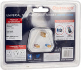 Oshtraco UK Type 2 Way Electricity Socket Plug Splitter with 2 x 2.1 USB Ports for USB Charging - White - Al Kabayel Discount CentreOshtraco UK Type 2 Way Electricity Socket Plug Splitter with 2 x 2.1 USB Ports for USB Charging - WhiteCords & AdaptersOSHTRACOAl Kabayel Discount Centre