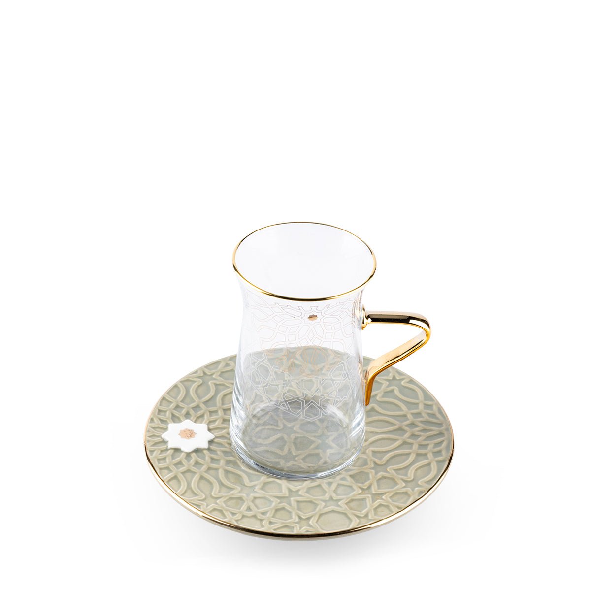 OTANTIC Asala 13pcs Coffee Set(6pcs Cup 150ml,1pc Sugar Pot and Lid, 6pcs Saucer), Beige+Gold - Al Kabayel Discount CentreOTANTIC Asala 13pcs Coffee Set(6pcs Cup 150ml,1pc Sugar Pot and Lid, 6pcs Saucer), Beige+GoldTea SetsOTANTICAl Kabayel Discount Centre