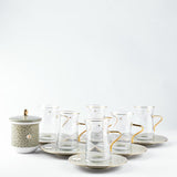 OTANTIC Asala 13pcs Coffee Set(6pcs Cup 150ml,1pc Sugar Pot and Lid, 6pcs Saucer), Olive+Gold - Al Kabayel Discount CentreOTANTIC Asala 13pcs Coffee Set(6pcs Cup 150ml,1pc Sugar Pot and Lid, 6pcs Saucer), Olive+GoldTea SetsOTANTICAl Kabayel Discount Centre