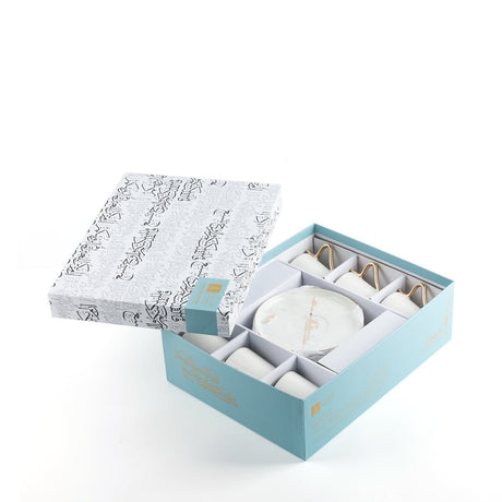 OTANTIC Liqaa 6pcs Tea Cup & Saucer Set 200ml, White+Gold - Al Kabayel Discount CentreOTANTIC Liqaa 6pcs Tea Cup & Saucer Set 200ml, White+GoldTea SetsOTANTICAl Kabayel Discount Centre