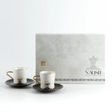 Otantic Naqsh 12pcs Porcelain Tea Set, 6pcs Cups 200ml + 6pcs Saucer, Black/White/Gold, ET2954 - Al Kabayel Discount CentreOtantic Naqsh 12pcs Porcelain Tea Set, 6pcs Cups 200ml + 6pcs Saucer, Black/White/Gold, ET2954Tea SetsOTANTIKAl Kabayel Discount Centre