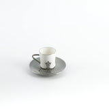 Otantic Naqsh 12pcs Porcelain Turkish Coffee Set, 6pcs Cups 80ml + 6pcs Saucer, Grey/White/Silver, ET2948 - Al Kabayel Discount CentreOtantic Naqsh 12pcs Porcelain Turkish Coffee Set, 6pcs Cups 80ml + 6pcs Saucer, Grey/White/Silver, ET2948Tea SetsOTANTIKAl Kabayel Discount Centre