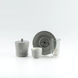 Otantic Naqsh 19pcs Tea & Arabic Coffee Set, 6pcs Double Glass Cups 130ml + 6pc Saucers + 6pcs Arabic Coffee Cup 80ml +1pc Sugar Pot 250ml, Grey/Silver, ET2943 - Al Kabayel Discount CentreOtantic Naqsh 19pcs Tea & Arabic Coffee Set, 6pcs Double Glass Cups 130ml + 6pc Saucers + 6pcs Arabic Coffee Cup 80ml +1pc Sugar Pot 250ml, Grey/Silver, ET2943Tea SetsOTANTIKAl Kabayel Discount Centre