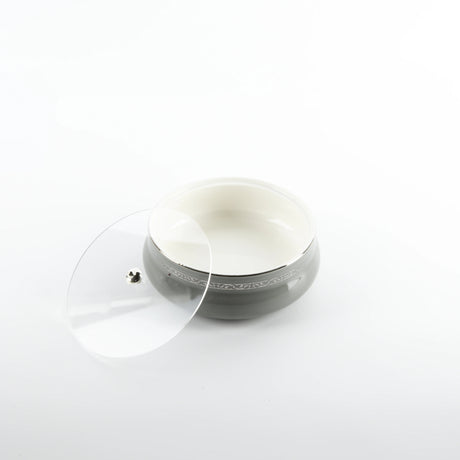 Otantic Naqsh Ceramic Dates Bowl with Lid 17cm*6cm, Grey/Silver - ET2978 - Al Kabayel Discount CentreOtantic Naqsh Ceramic Dates Bowl with Lid 17cm*6cm, Grey/Silver - ET2978BowlsOTANTIKAl Kabayel Discount Centre