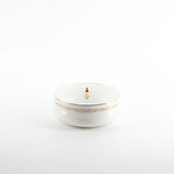 Otantic Naqsh Ceramic Dates Bowl with Lid 17cm*6cm, White/Gold - ET2975 - Al Kabayel Discount CentreOtantic Naqsh Ceramic Dates Bowl with Lid 17cm*6cm, White/Gold - ET2975BowlsOTANTIKAl Kabayel Discount Centre