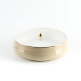 Otantic Naqsh Ceramic Dates Bowl with Lid 23.5cm*6.5cm, Ivory/Gold - ET2972 - Al Kabayel Discount CentreOtantic Naqsh Ceramic Dates Bowl with Lid 23.5cm*6.5cm, Ivory/Gold - ET2972BowlsOTANTIKAl Kabayel Discount Centre