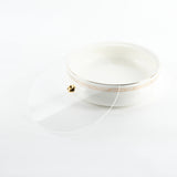Otantic Naqsh Ceramic Dates Bowl with Lid 23.5cm*6.5cm, White/Gold - ET2970 - Al Kabayel Discount CentreOtantic Naqsh Ceramic Dates Bowl with Lid 23.5cm*6.5cm, White/Gold - ET2970BowlsOTANTIKAl Kabayel Discount Centre