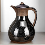 Otantik 1 Ltr Tea Or Coffee Pot From Nourhan - Glossy Black + Wood - Al Kabayel Discount CentreOtantik 1 Ltr Tea Or Coffee Pot From Nourhan - Glossy Black + WoodThermosOTANTIKAl Kabayel Discount Centre