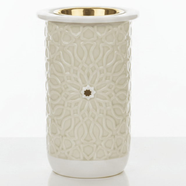 Otantik Asala Premium Porcelain Incense Burner – Cream & Gold 11 × 18 cm | Handcrafted Porcelain | Gold - Finish Brass Insert - Al Kabayel Discount CentreOtantik Asala Premium Porcelain Incense Burner – Cream & Gold 11 × 18 cm | Handcrafted Porcelain | Gold - Finish Brass InsertIncense BurnerOTANTIKAl Kabayel Discount Centre