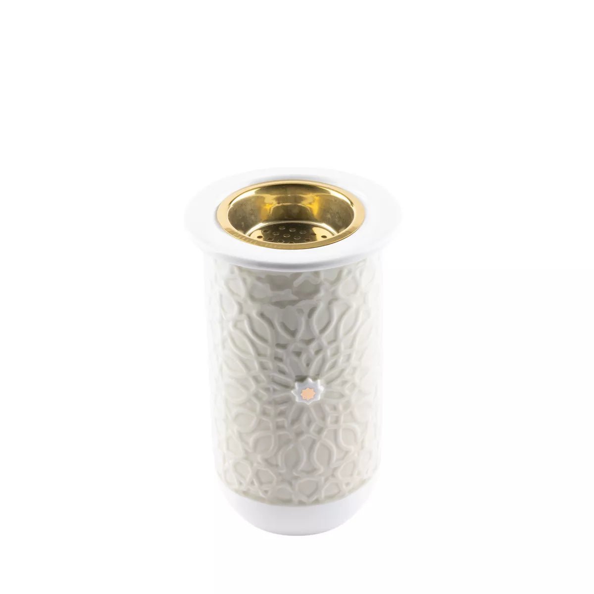 Otantik Asala Premium Porcelain Incense Burner – Cream & Gold Classic Finish – 11×18 cm Home Decor Burner - Al Kabayel Discount CentreOtantik Asala Premium Porcelain Incense Burner – Cream & Gold Classic Finish – 11×18 cm Home Decor BurnerPorcelain Incense BurnerOTANTIKAl Kabayel Discount Centre