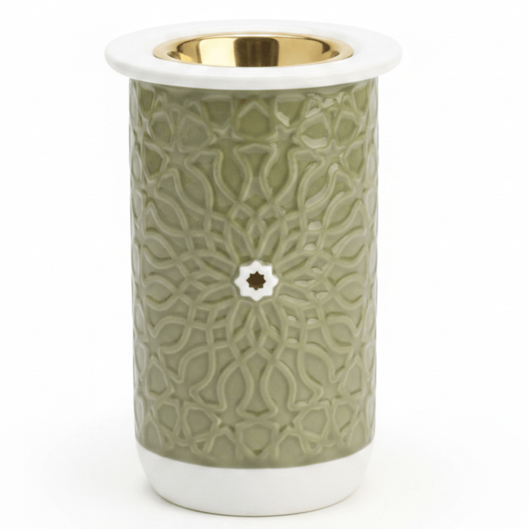 Otantik Asala Premium Porcelain Incense Burner – Sage Green & White 11 × 18 cm | Handcrafted Porcelain - Al Kabayel Discount CentreOtantik Asala Premium Porcelain Incense Burner – Sage Green & White 11 × 18 cm | Handcrafted PorcelainIncense BurnerOTANTIKAl Kabayel Discount Centre