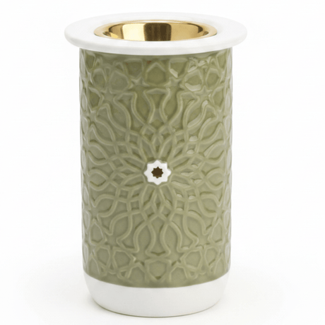 Otantik Asala Premium Porcelain Incense Burner – Sage Green & White 11 × 18 cm | Handcrafted Porcelain - Al Kabayel Discount CentreOtantik Asala Premium Porcelain Incense Burner – Sage Green & White 11 × 18 cm | Handcrafted PorcelainIncense BurnerOTANTIKAl Kabayel Discount Centre