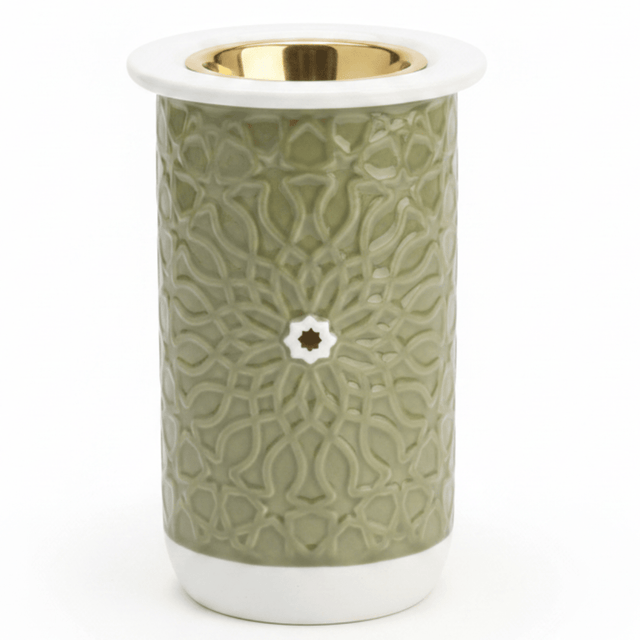 Otantik Asala Premium Porcelain Incense Burner – Sage Green & White 11 × 18 cm | Handcrafted Porcelain - Al Kabayel Discount CentreOtantik Asala Premium Porcelain Incense Burner – Sage Green & White 11 × 18 cm | Handcrafted PorcelainIncense BurnerOTANTIKAl Kabayel Discount Centre