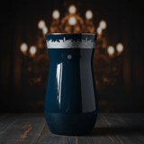 Otantik Atheer Ceramic Flower Vase — Navy Blue | Silver Arabic Calligraphy Edition - Al Kabayel Discount CentreOtantik Atheer Ceramic Flower Vase — Navy Blue | Silver Arabic Calligraphy EditionHome Décor AccentsOTANTIKAl Kabayel Discount Centre