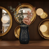 Otantik Atheer Navy Blue Ceramic Flower Vase | Arabic Calligraphy Décor | 20×10cm - Al Kabayel Discount CentreOtantik Atheer Navy Blue Ceramic Flower Vase | Arabic Calligraphy Décor | 20×10cmHome Décor AccentsOTANTIKAl Kabayel Discount Centre