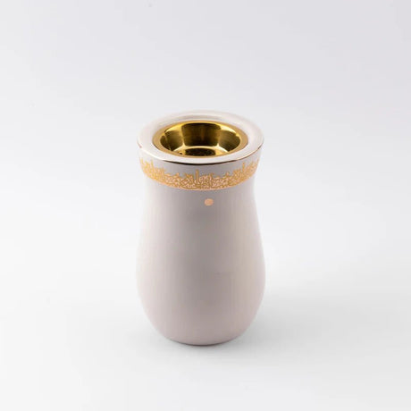 Otantik Ather Porcelain Incense Burner – Beige & Gold Signature Edition – 15 cm Elegant Aroma Holder - Al Kabayel Discount CentreOtantik Ather Porcelain Incense Burner – Beige & Gold Signature Edition – 15 cm Elegant Aroma HolderPorcelain Incense BurnerOTANTIKAl Kabayel Discount Centre