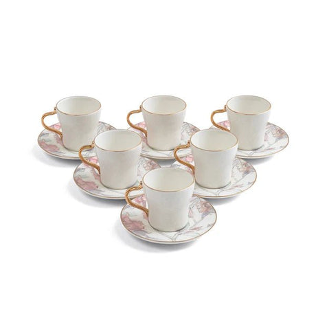 Otantik Khuzama ET3039 Premium 12 - Piece Milk Cup & Saucer Set – Red & Gold Floral Porcelain - Al Kabayel Discount CentreOtantik Khuzama ET3039 Premium 12 - Piece Milk Cup & Saucer Set – Red & Gold Floral PorcelainTea/Coffee PotsOTANTIKAl Kabayel Discount Centre