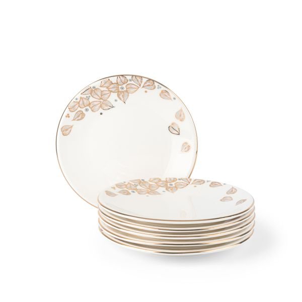Otantik Lilac Porcelain Dessert Plate Set – 6 - Piece 7.5" Cream & White Refined Dining Edition - Al Kabayel Discount CentreOtantik Lilac Porcelain Dessert Plate Set – 6 - Piece 7.5" Cream & White Refined Dining EditionPlatesOTANTIKAl Kabayel Discount Centre