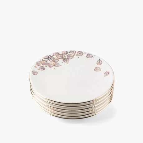 Otantik Lilac Porcelain Dessert Plate Set – 6 - Piece 7.5" Gold & White Elegant Dining Collection - Al Kabayel Discount CentreOtantik Lilac Porcelain Dessert Plate Set – 6 - Piece 7.5" Gold & White Elegant Dining CollectionPlatesOTANTIKAl Kabayel Discount Centre