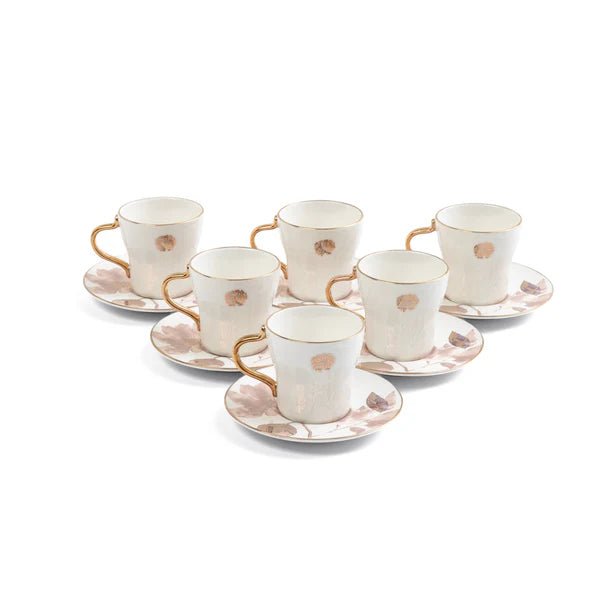 Otantik Marisella ET3003 Deluxe 12 - Piece Turkish Cup & Saucer Set – Red & Gold Porcelain - Al Kabayel Discount CentreOtantik Marisella ET3003 Deluxe 12 - Piece Turkish Cup & Saucer Set – Red & Gold PorcelainTea/Coffee PotsOTANTIKAl Kabayel Discount Centre