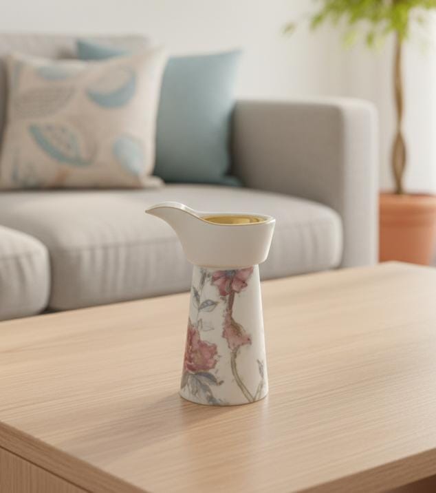 Otantik Marisella Luxury Porcelain Incense Burner – Pink & Gray Floral Design – 8.9×17.5 cm Elegant Home Decor - Al Kabayel Discount CentreOtantik Marisella Luxury Porcelain Incense Burner – Pink & Gray Floral Design – 8.9×17.5 cm Elegant Home DecorPorcelain Incense BurnerOTANTIKAl Kabayel Discount Centre