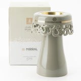 Otantik Mirral Decorative Porcelain Incense Burner – Grey with Gold Accent (11*17.5 cm) - Al Kabayel Discount CentreOtantik Mirral Decorative Porcelain Incense Burner – Grey with Gold Accent (11*17.5 cm)Porcelain Incense BurnerOTANTIKAl Kabayel Discount Centre