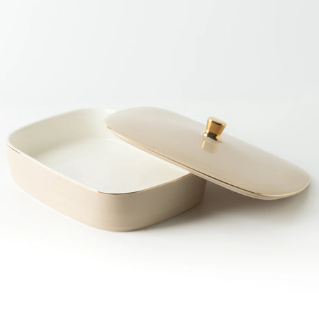 Otantik Mirral Elegant Large Porcelain Serving & Date Bowl – Beige with Gold Rim (11 Inch) - Al Kabayel Discount CentreOtantik Mirral Elegant Large Porcelain Serving & Date Bowl – Beige with Gold Rim (11 Inch)BowlsOTANTIKAl Kabayel Discount Centre